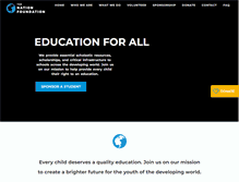 Tablet Screenshot of nation-foundation.org